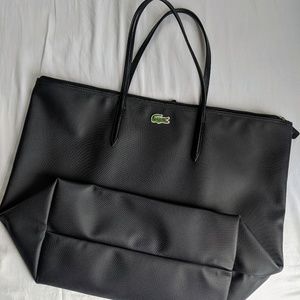 Lacoste Large Black Tote